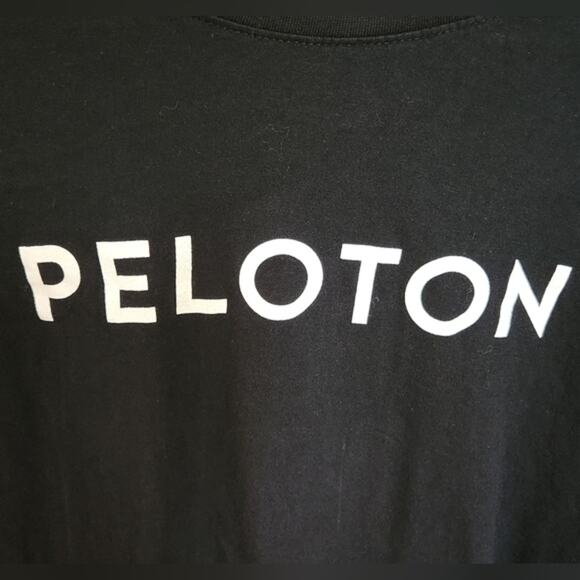 Peloton Century Club 100 Black Short Sleeve Cycling Athletic Shirt Size Medium - Picture 3 of 7